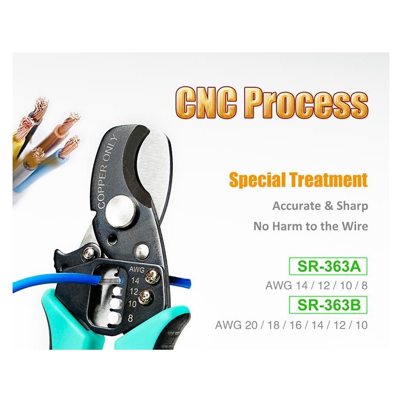 Buy Proskit Cutter and Cable Stripper - SR-363B - 168mm in Cyprus, Nicosia, Limassol, Larnaka, Pafos