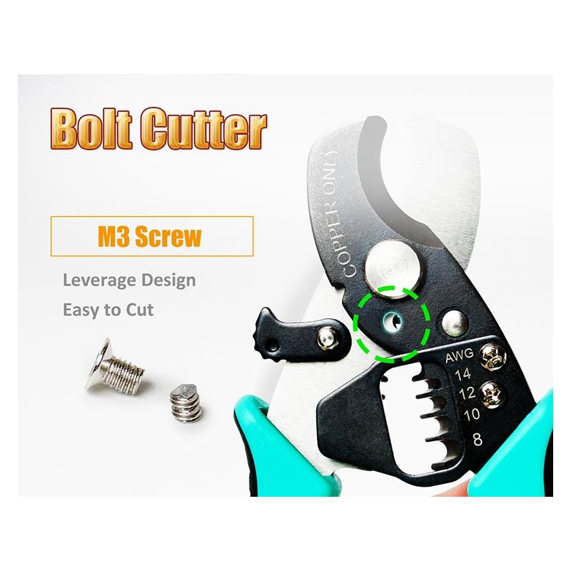 Buy Proskit Cutter and Cable Stripper - SR-363B - 168mm in Cyprus, Nicosia, Limassol, Larnaka, Pafos