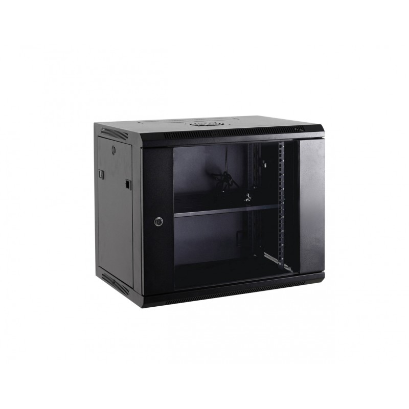 Buy DigitMX NETPRO - NP-C9U60WF - 19'' Wall Rack 9U 60cm with fan (Not Assembled) in Cyprus, Nicosia, Limassol, Larnaka, Pafos