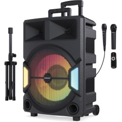 Buy Majority Speakers Portable Karaoke - PS500 - 150W, 2xMic + Tripod in Cyprus, Nicosia, Limassol, Larnaka, Pafos