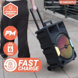 Buy Majority Speakers Portable Karaoke - PS500 - 150W, 2xMic + Tripod in Cyprus, Nicosia, Limassol, Larnaka, Pafos