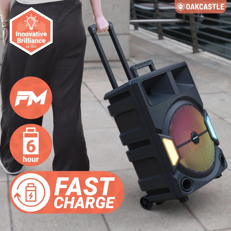 Buy Majority Speakers Portable Karaoke - PS500 - 150W, 2xMic + Tripod in Cyprus, Nicosia, Limassol, Larnaka, Pafos