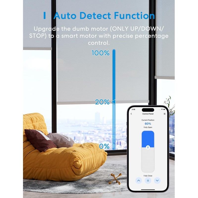 Buy Meross Homekit Smart Wi-Fi Roller Shutter 5A Mechanical - MRS105 - (Matter) in Cyprus, Nicosia, Limassol, Larnaka, Pafos