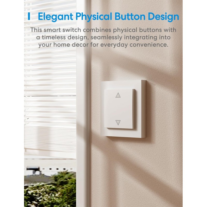 Buy Meross Homekit Smart Wi-Fi Roller Shutter 5A Mechanical - MRS105 - (Matter) in Cyprus, Nicosia, Limassol, Larnaka, Pafos