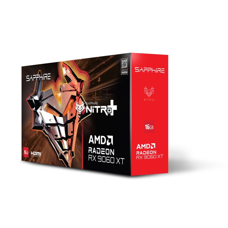 Buy Sapphire NITRO+ Radeon RX 9060 XT - 8GB GDDR6, 3320 MHz Boost, PCIe 5.0, Gre... in Cyprus, Nicosia, Limassol, Larnaka, Pafos