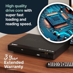 Buy Majority DVD Player for TV HDMI and RCA Ports - Multi Region Slim with RC in Cyprus, Nicosia, Limassol, Larnaka, Pafos