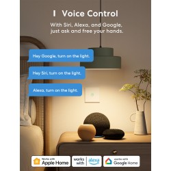 Buy Meross HomeKit Smart Wi-Fi Wall Switch - MSS510HK-EU - 1-Gang 1-way in Cyprus, Nicosia, Limassol, Larnaka, Pafos