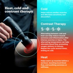 Buy HoMedics Massage Gun Hot & Cold - PGM-43HC - NOVO Black in Cyprus, Nicosia, Limassol, Larnaka, Pafos