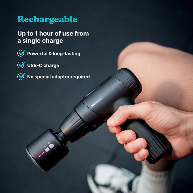 Buy HoMedics Massage Gun Hot & Cold - PGM-43HC - NOVO Black in Cyprus, Nicosia, Limassol, Larnaka, Pafos