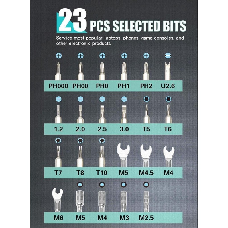 Buy Proskit Repair Precision Tool Set - SD-9827M - 27 Inserts in Cyprus, Nicosia, Limassol, Larnaka, Pafos