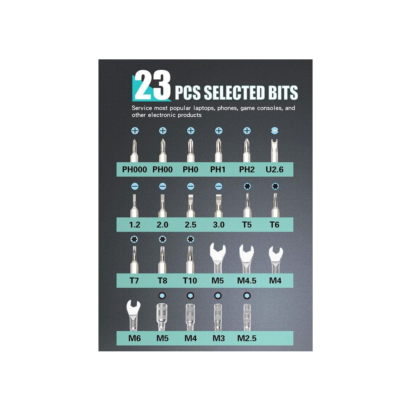 Proskit Repair Precision Tool Set - SD-9827M - 27 Inserts — Buy in Cyprus with Fast Delivery