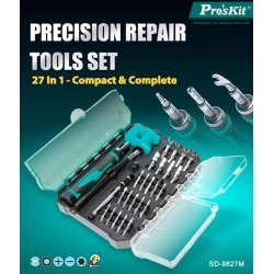 Buy Proskit Repair Precision Tool Set - SD-9827M - 27 Inserts in Cyprus, Nicosia, Limassol, Larnaka, Pafos