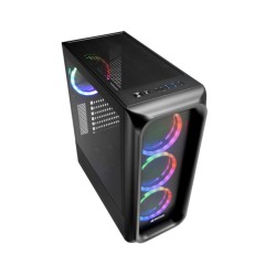 Buy Sharkoon TK5M RGB - Mid-Tower ATX Case, Black, Tempered Glass, RGB Fans, USB-C in Cyprus, Nicosia, Limassol, Larnaka, Pafos