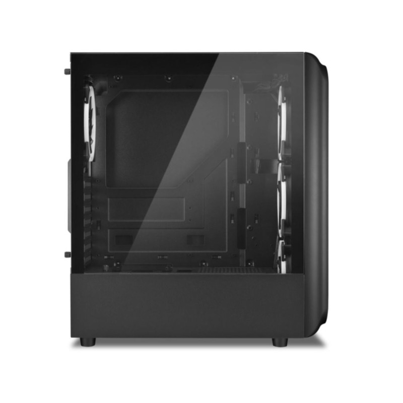 Buy Sharkoon TK5M RGB - Mid-Tower ATX Case, Black, Tempered Glass, RGB Fans, USB-C in Cyprus, Nicosia, Limassol, Larnaka, Pafos