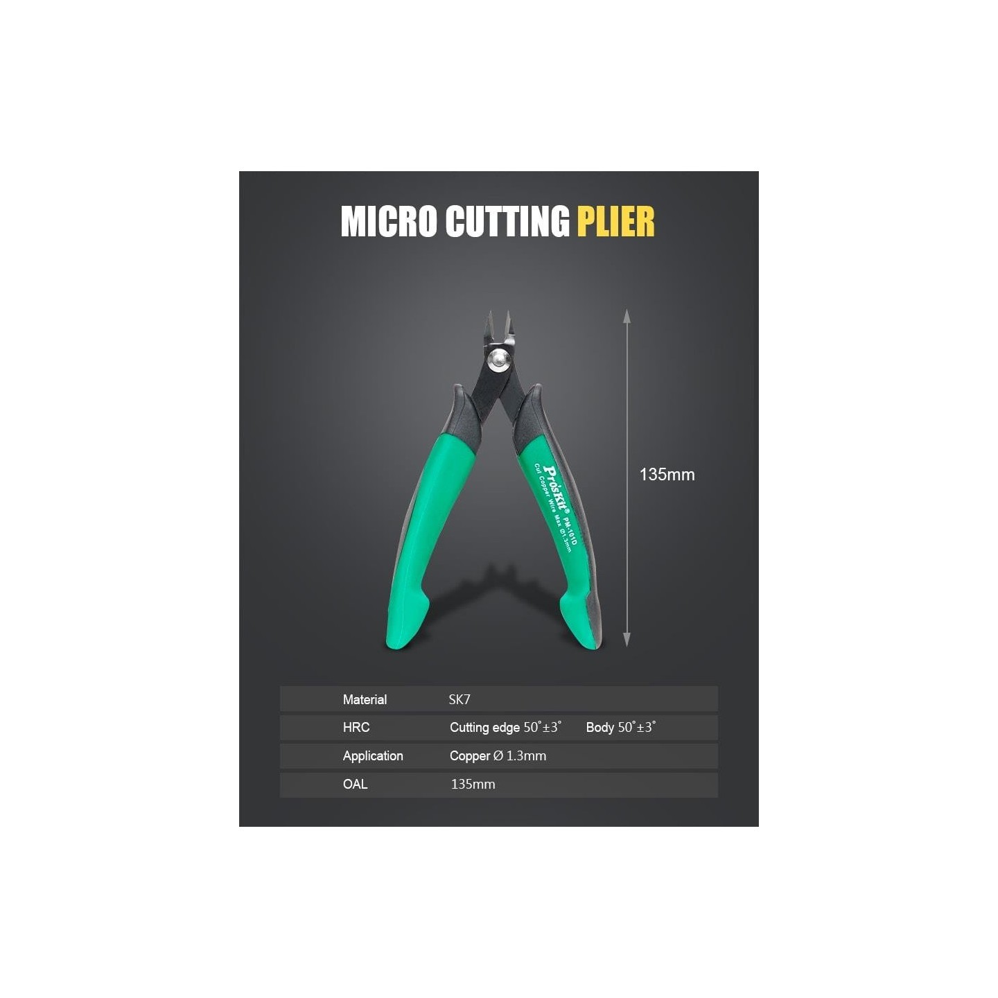 Proskit Cutter - PM-101D - 135mm — Buy in Cyprus with Fast Delivery