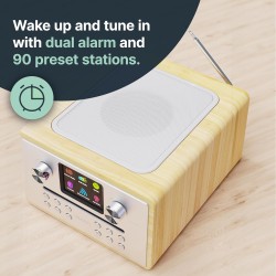 Buy Majority Radio - HOMERTON 2 - FM Radio, CD Player, Bluetooth, Spotify, USB Oak in Cyprus, Nicosia, Limassol, Larnaka, Pafos