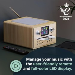 Buy Majority Radio - HOMERTON 2 - FM Radio, CD Player, Bluetooth, Spotify, USB Oak in Cyprus, Nicosia, Limassol, Larnaka, Pafos