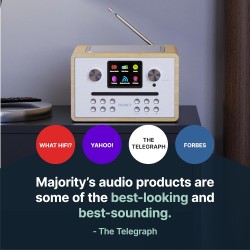 Buy Majority Radio - HOMERTON 2 - FM Radio, CD Player, Bluetooth, Spotify, USB Oak in Cyprus, Nicosia, Limassol, Larnaka, Pafos