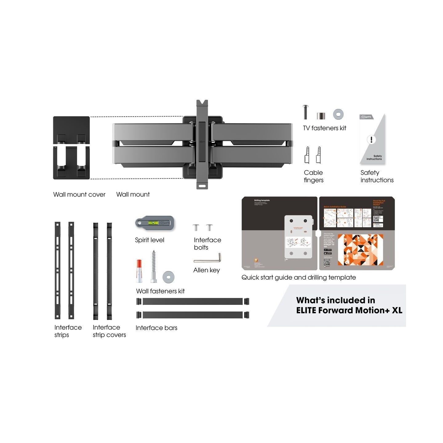 Vogels ELITE TV Wall Mount - TVM5855 - 60x40 Turn up to 75kg (THIN550 Replacement) — Buy in Cyprus with Fast Delivery