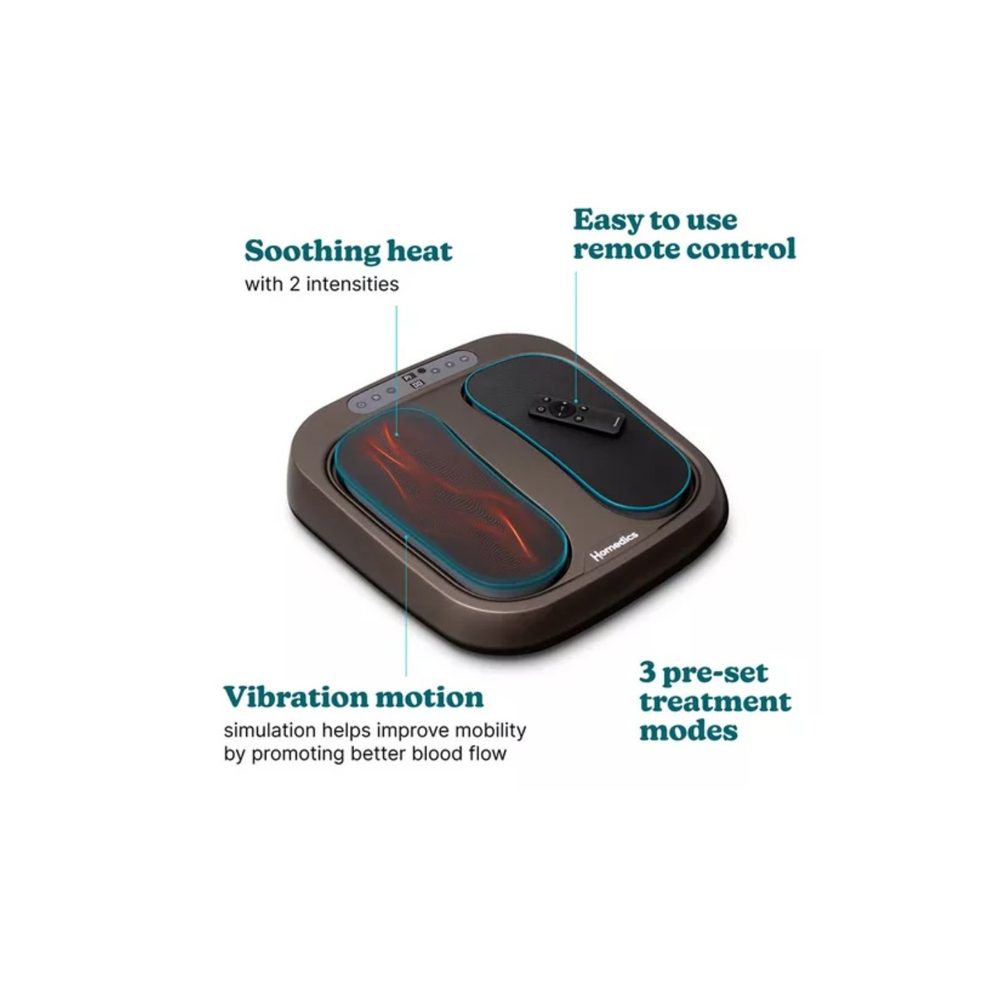 HoMedics Foot Massager Heat & Motion Therapy - PSL-2000H - Foot Flow — Buy in Cyprus with Fast Delivery