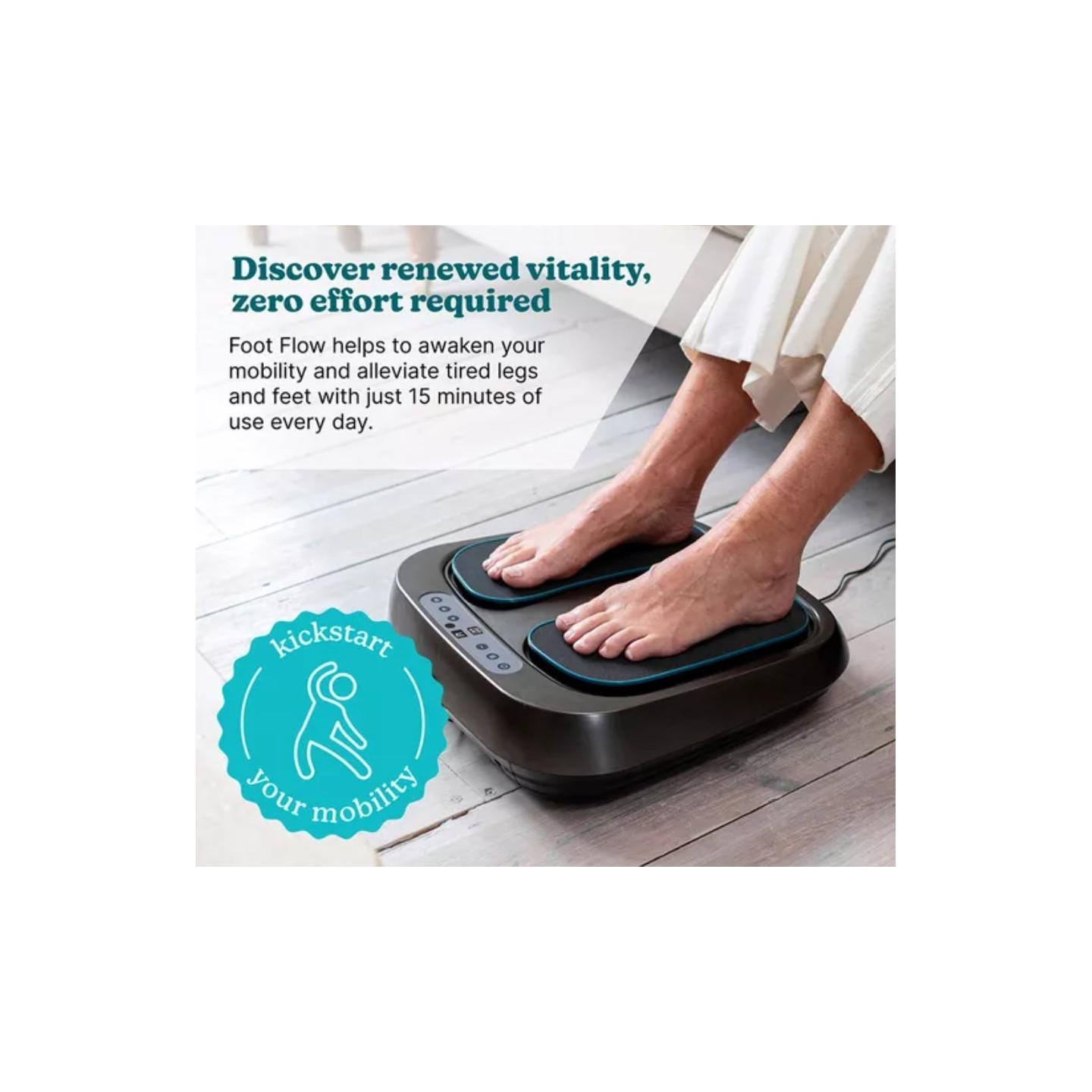 HoMedics Foot Massager Heat & Motion Therapy - PSL-2000H - Foot Flow — Buy in Cyprus with Fast Delivery