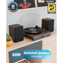 Buy Majority Turntable - MOTO PLUS - incl 60W Speakers & Audio Technica Cartridge in Cyprus, Nicosia, Limassol, Larnaka, Pafos