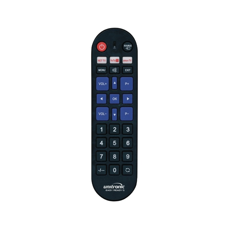 Buy Unitronic Replacement Remote - Ready5 - Easy Multribrand TV Replacement Remote in Cyprus, Nicosia, Limassol, Larnaka, Pafos