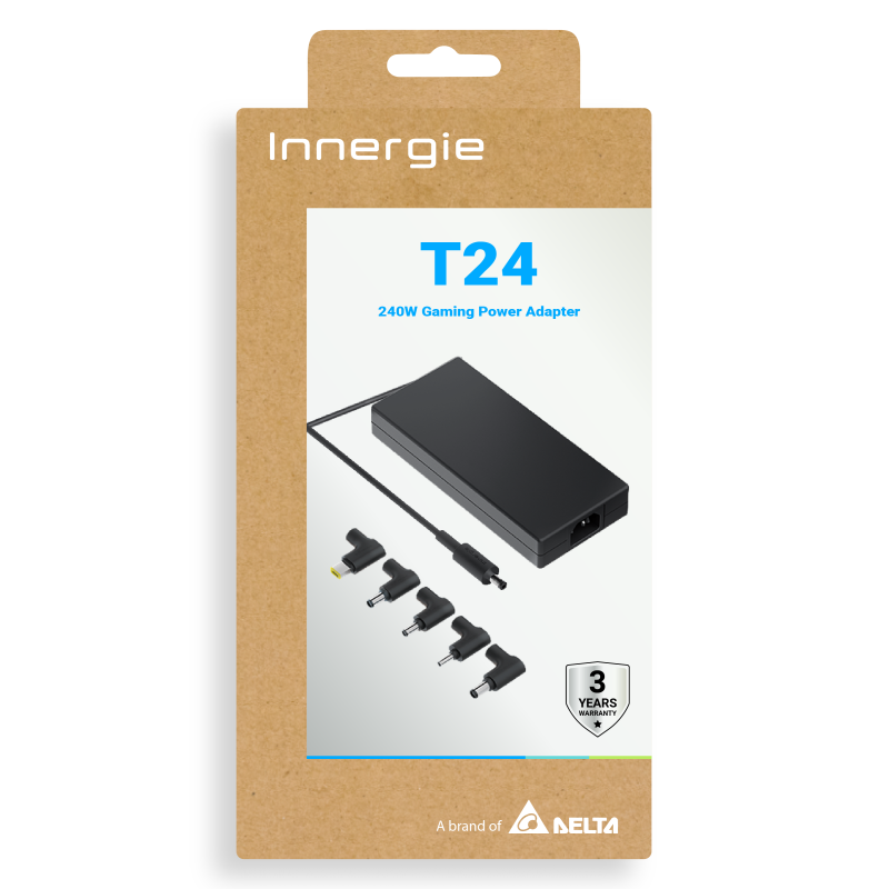 Buy Innergie Gaming Laptop Power Adapter - T24 - 240W in Cyprus, Nicosia, Limassol, Larnaka, Pafos