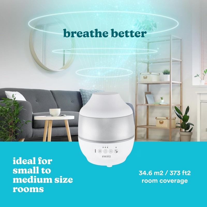 Buy Homedics Air Humidifier - CM18 - TotalComfort Cool Mist Ultrasonic in Cyprus, Nicosia, Limassol, Larnaka, Pafos