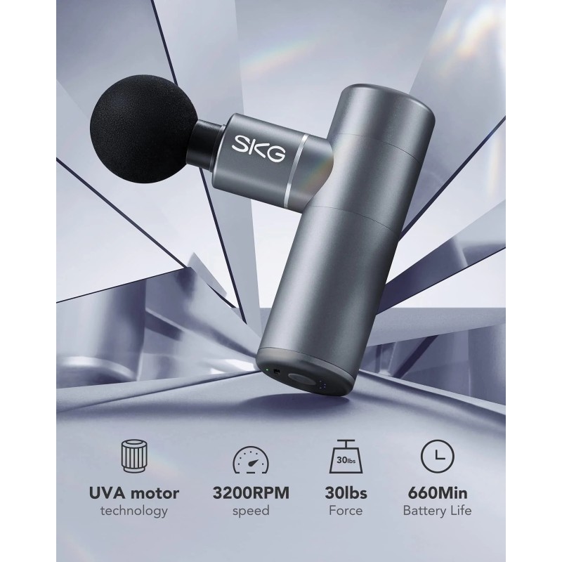 Buy SKG Body Gun Massager Mini - F3-EN - Grey in Cyprus, Nicosia, Limassol, Larnaka, Pafos