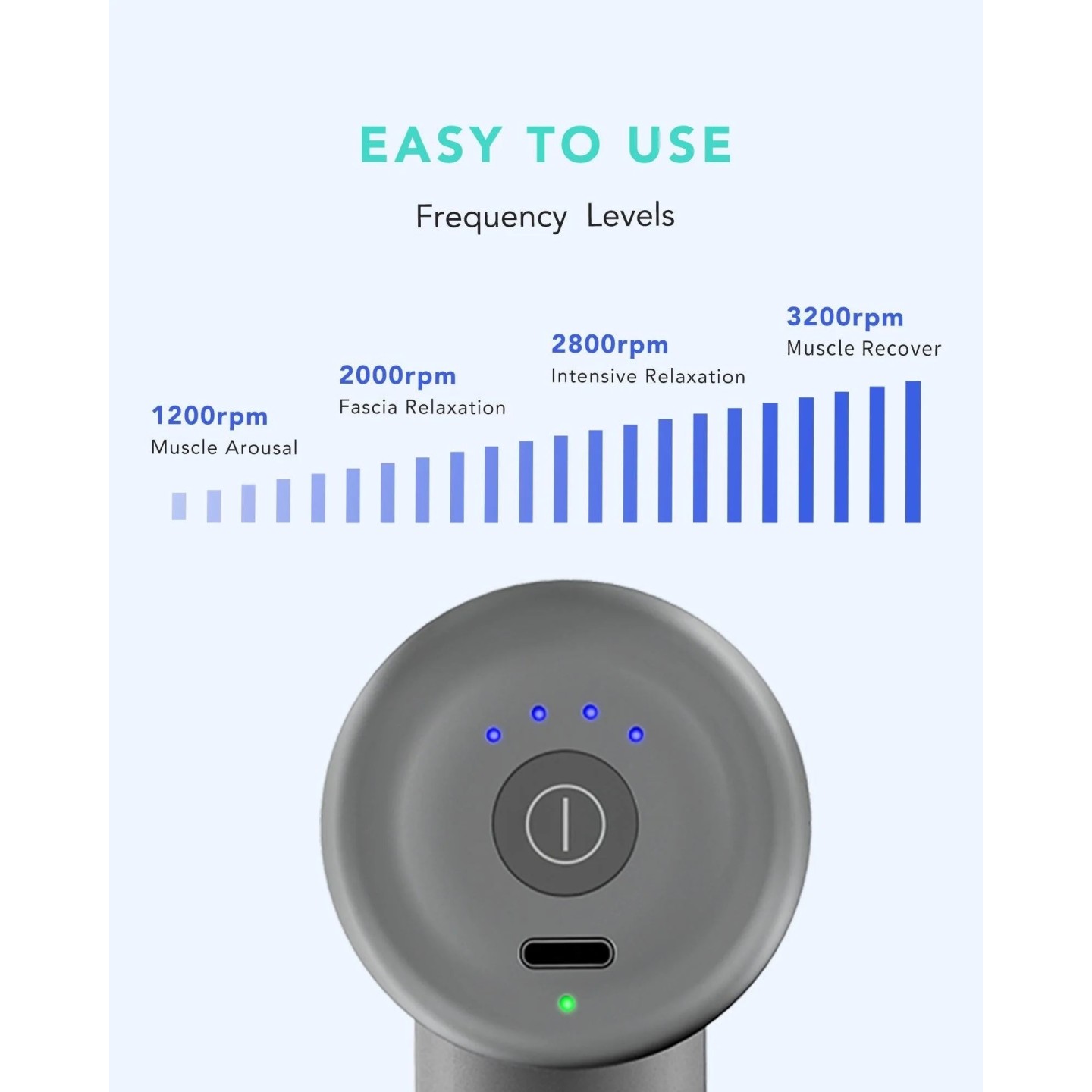 SKG Body Gun Massager Mini - F3-EN - Grey — Buy in Cyprus with Fast Delivery