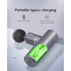Buy SKG Body Gun Massager Mini - F3-EN - Grey in Cyprus, Nicosia, Limassol, Larnaka, Pafos