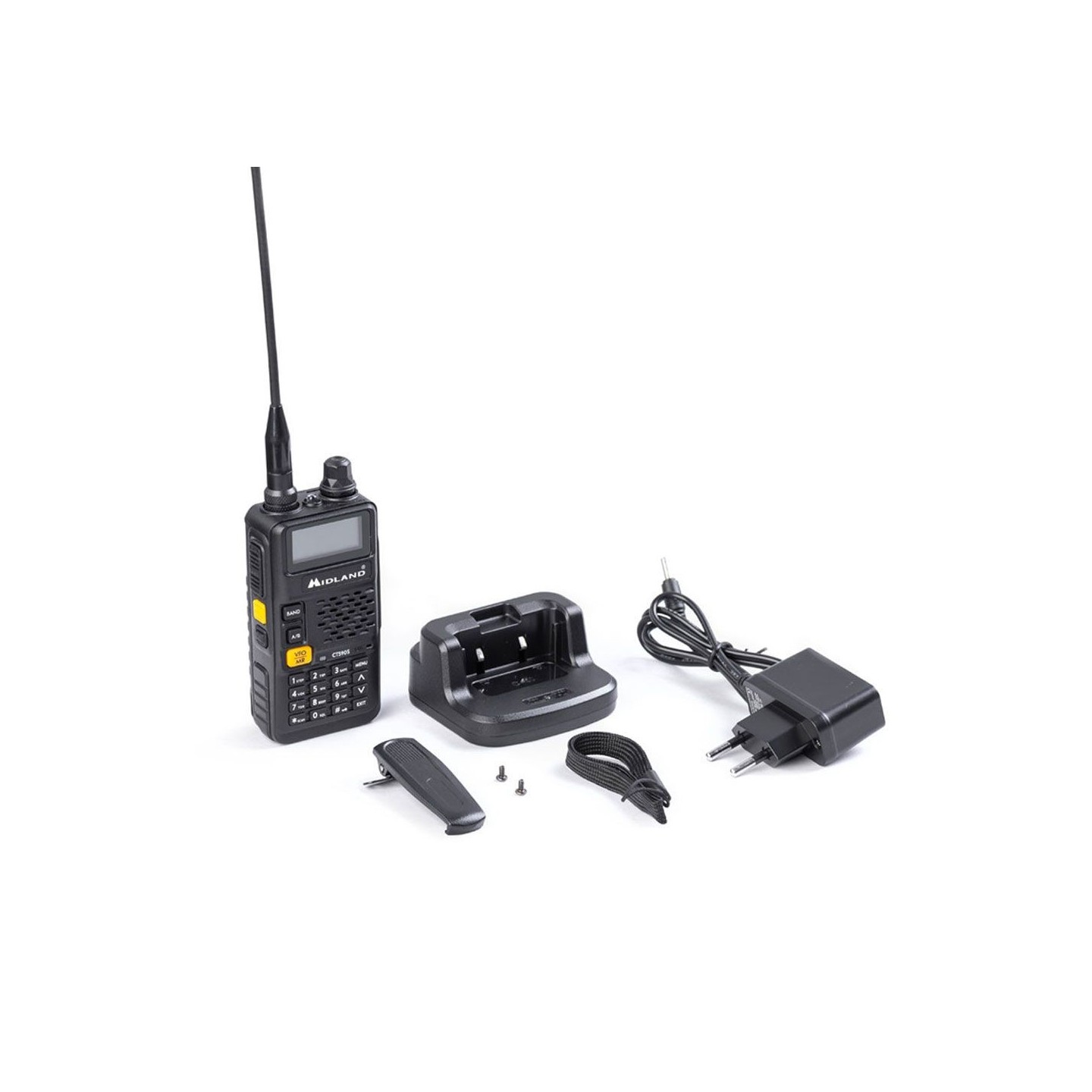 Midland Dual Band VHF UHF Amateur Radio Black - CT590S - Dual Band VHF UHF Amateur Radio Black