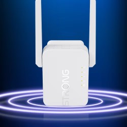 Buy STRONG Repeater - REPEATER300SUK - N300 Wi-Fi Range Extender UK Plug in Cyprus, Nicosia, Limassol, Larnaka, Pafos