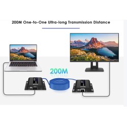 Buy Lenkeng HDMI Extender Over IP - LKV483 - 4K60Hz 120m 1G IR in Cyprus, Nicosia, Limassol, Larnaka, Pafos
