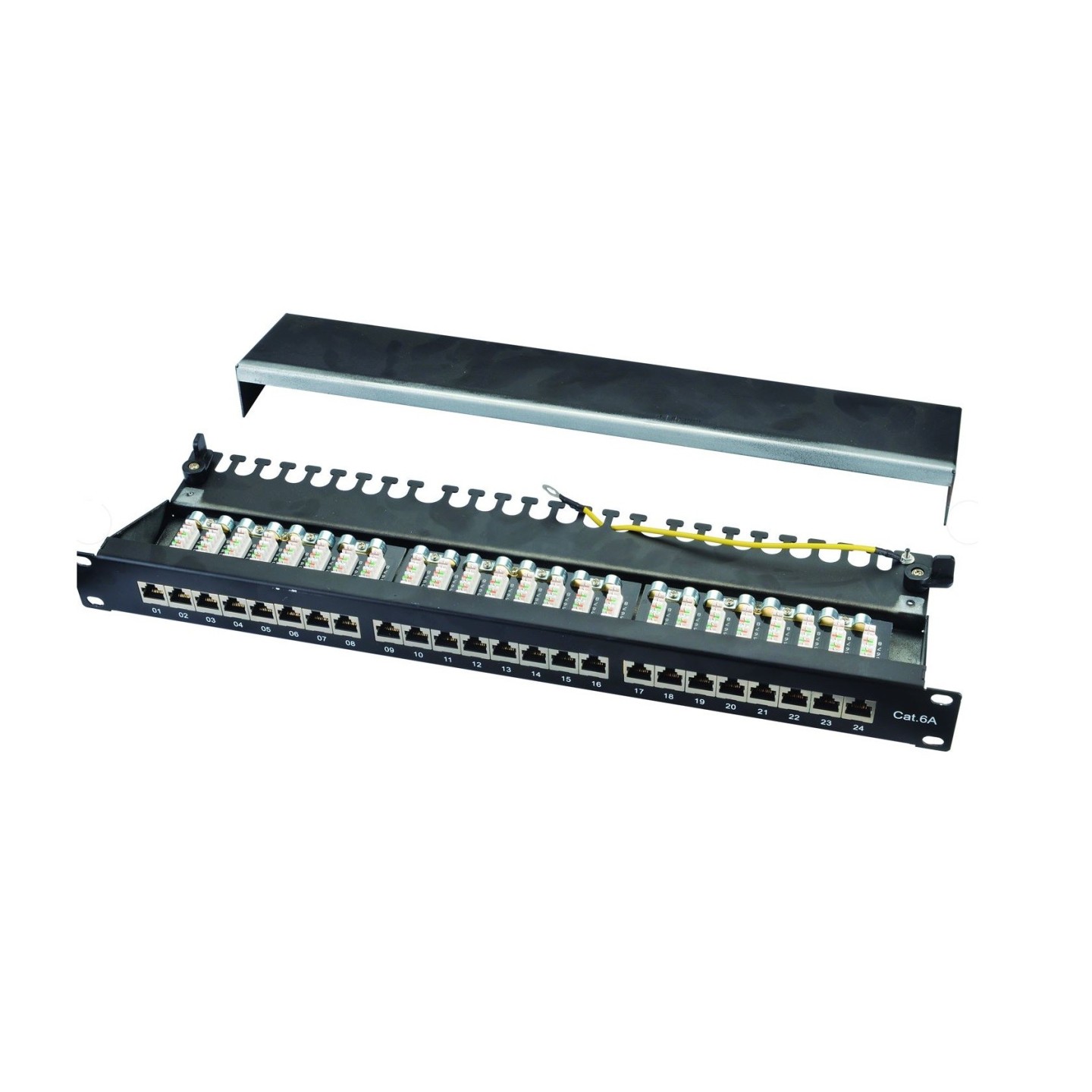 DigitMX NETPRO - NP-CPP24CFTP - 24Port CAT6 FTP Patch Panel — Buy in Cyprus with Fast Delivery
