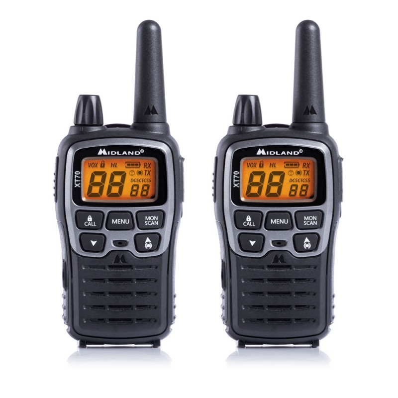 Buy Midland Walkie Talkie - XT70 - Walkie Talkie with Earphone Mic, Charging Dock in Cyprus, Nicosia, Limassol, Larnaka, Pafos