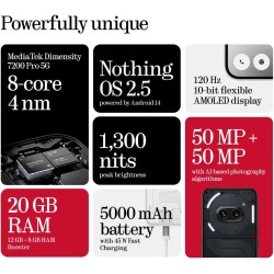 Buy Nothing Phone - 2A - 12GB+256GB Black in Cyprus, Nicosia, Limassol, Larnaka, Pafos