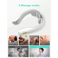 Buy SKG Neck Massager - K5 Pro - Pulse-Heat-Remote-4xModes in Cyprus, Nicosia, Limassol, Larnaka, Pafos