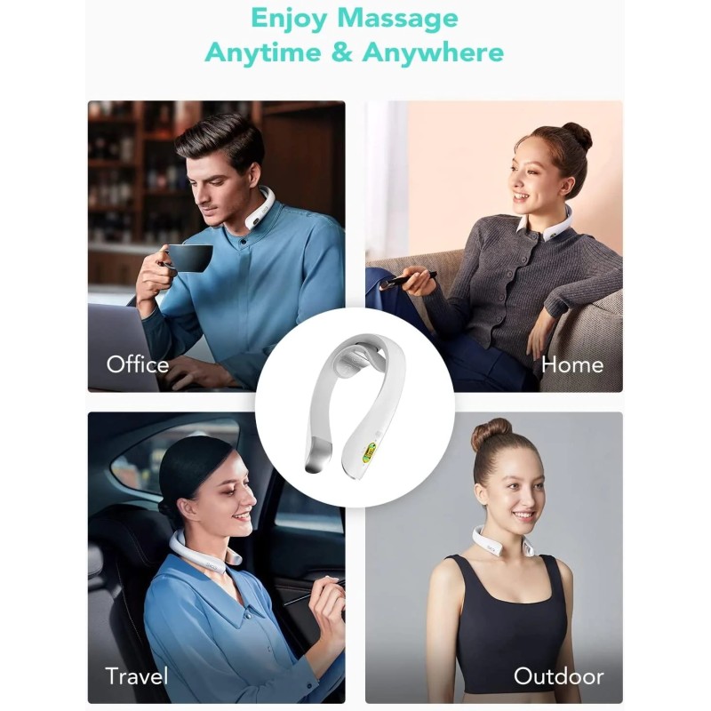 Buy SKG Neck Massager - K5 Pro - Pulse-Heat-Remote-4xModes in Cyprus, Nicosia, Limassol, Larnaka, Pafos