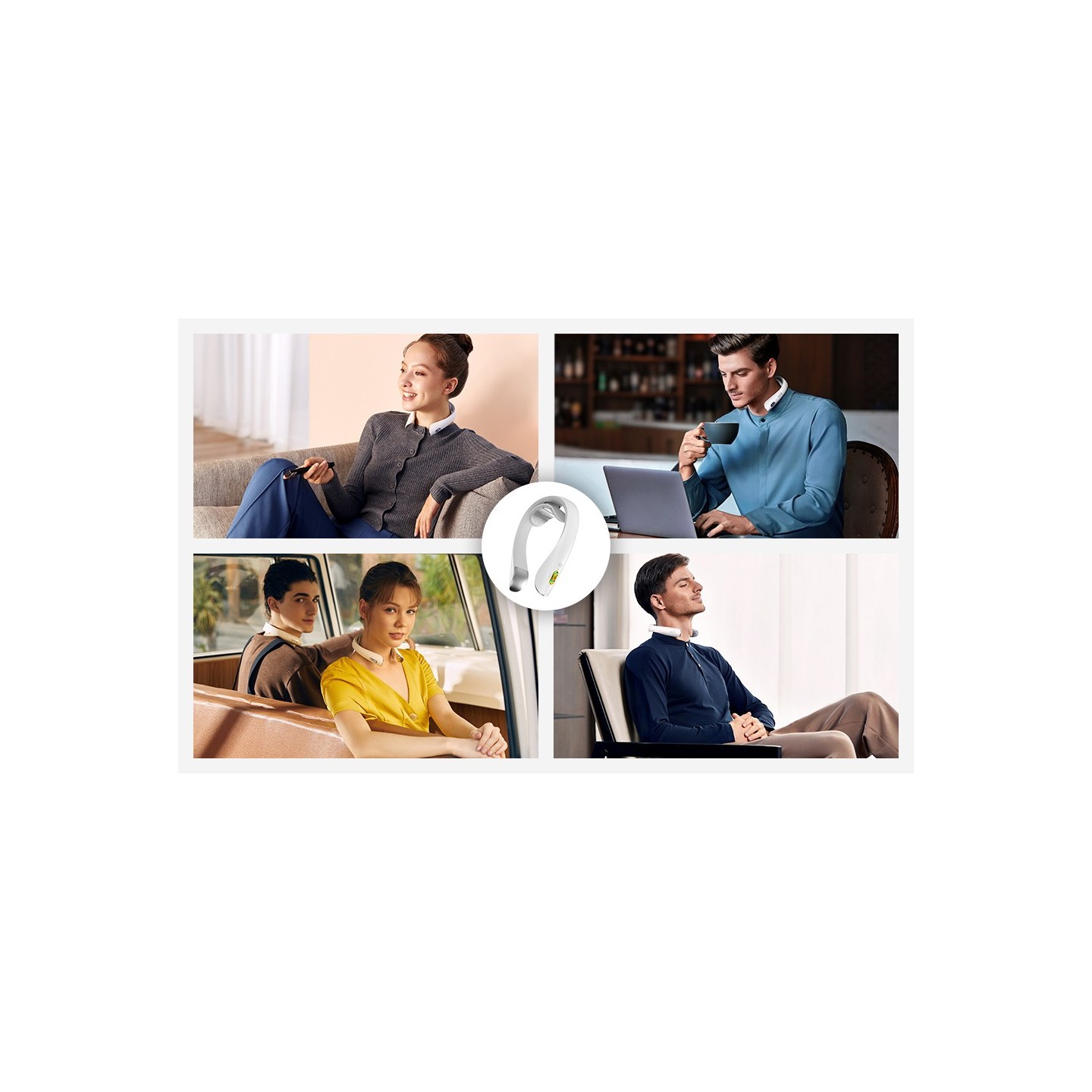 SKG Neck Massager - K5 Pro - Pulse-Heat-Remote-4xModes — Buy in Cyprus with Fast Delivery