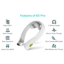 Buy SKG Neck Massager - K5 Pro - Pulse-Heat-Remote-4xModes in Cyprus, Nicosia, Limassol, Larnaka, Pafos