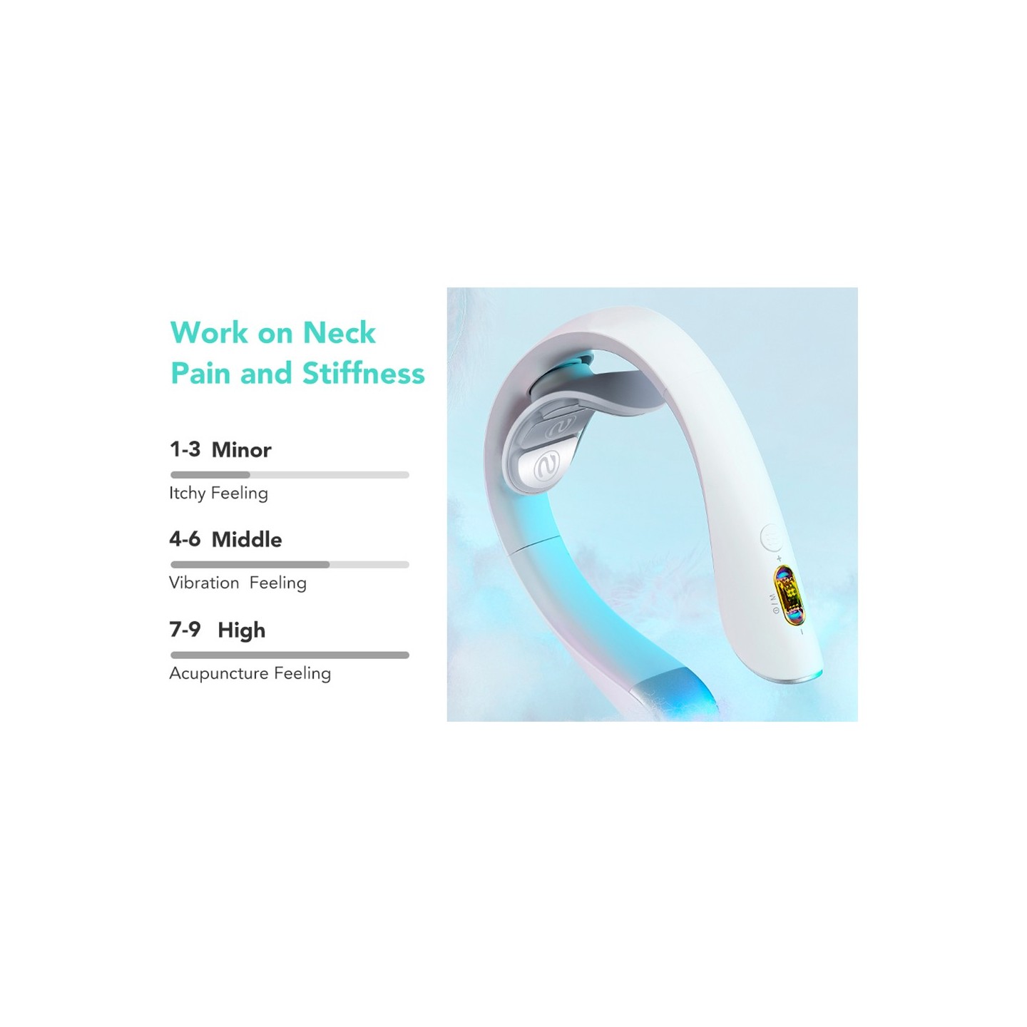 SKG Neck Massager - K5 Pro - Pulse-Heat-Remote-4xModes — Buy in Cyprus with Fast Delivery