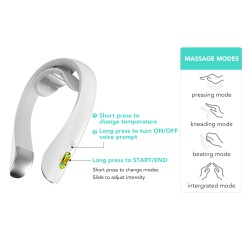 Buy SKG Neck Massager - K5 Pro - Pulse-Heat-Remote-4xModes in Cyprus, Nicosia, Limassol, Larnaka, Pafos