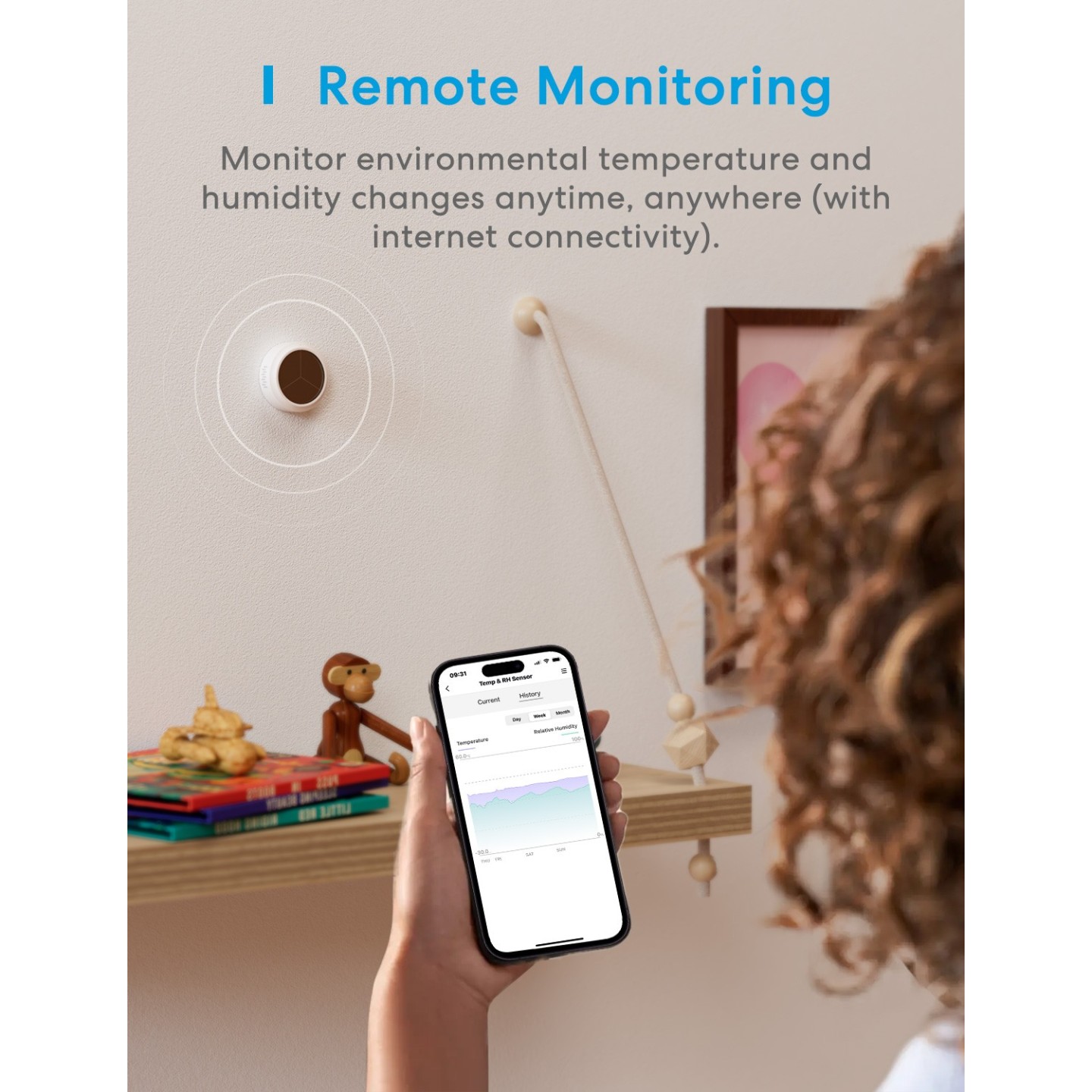 Meross Smart Temperature and Humidity Sensor - MS100FH-UK - HomeKit — Buy in Cyprus with Fast Delivery