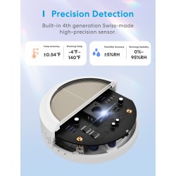 Buy Meross Smart Temperature and Humidity Sensor - MS100FH-UK - HomeKit in Cyprus, Nicosia, Limassol, Larnaka, Pafos