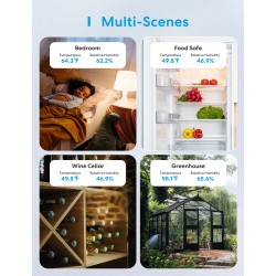 Buy Meross Smart Temperature and Humidity Sensor - MS100FH-UK - HomeKit in Cyprus, Nicosia, Limassol, Larnaka, Pafos