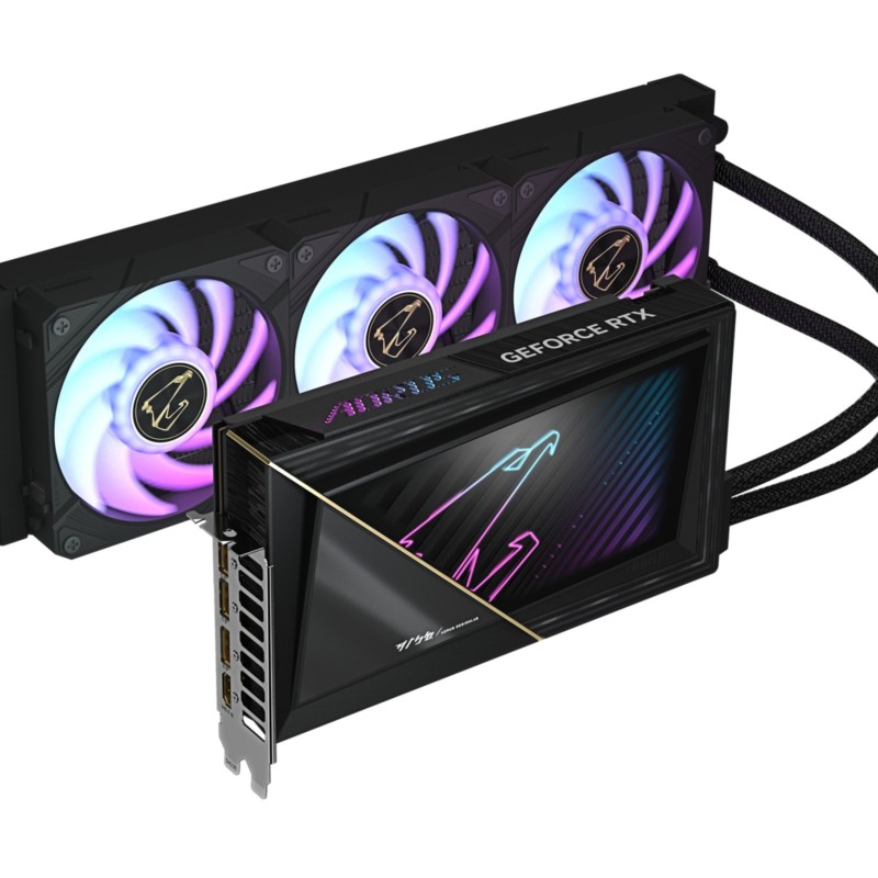 Gigabyte AORUS XTREME WATERFORCE GeForce RTX 5090 - 32GB GDDR7 2655MHz Liquid AIO PCIe 5.0 Black (Boxed)