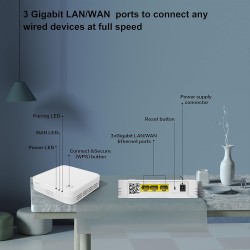Strong Mesh AC1200 Whole Home Wi-Fi Mesh System (3 Pack) - MESHTRI1200UK - AC1200 Whole Home Wi-Fi Mesh System (3 Pack)