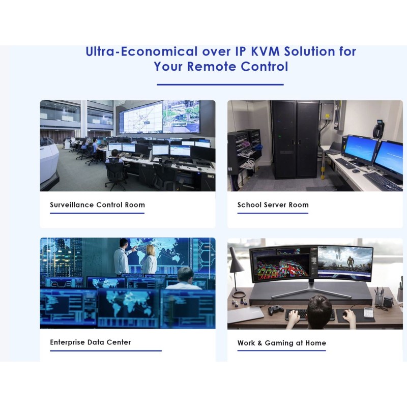 Buy LenKeng KVM HDMI Extender over IP 1080P 120m - LKV373KVM-5.0 - HDMI Extender... in Cyprus, Nicosia, Limassol, Larnaka, Pafos